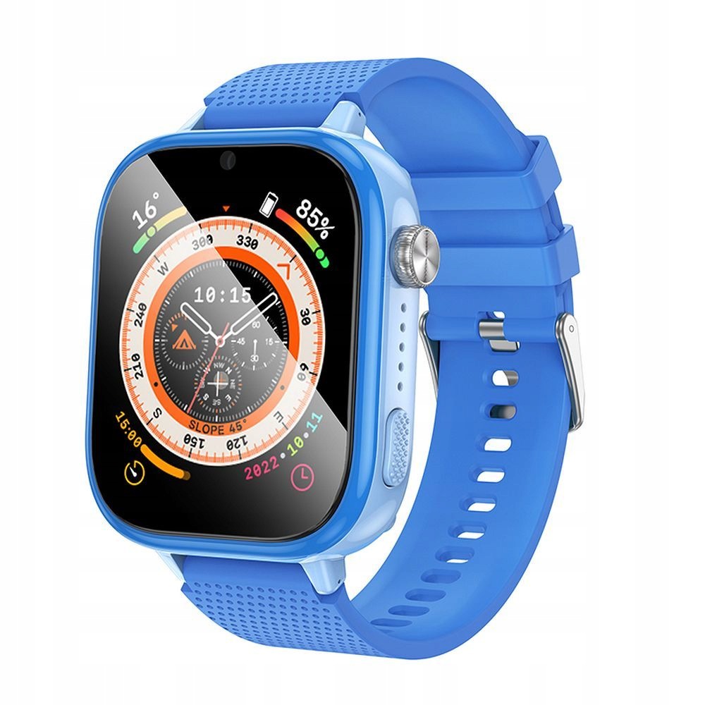 Chytré Hodinky pro děti Hoco 1,83 4G Gps s funkcí hovoru Y101, modré