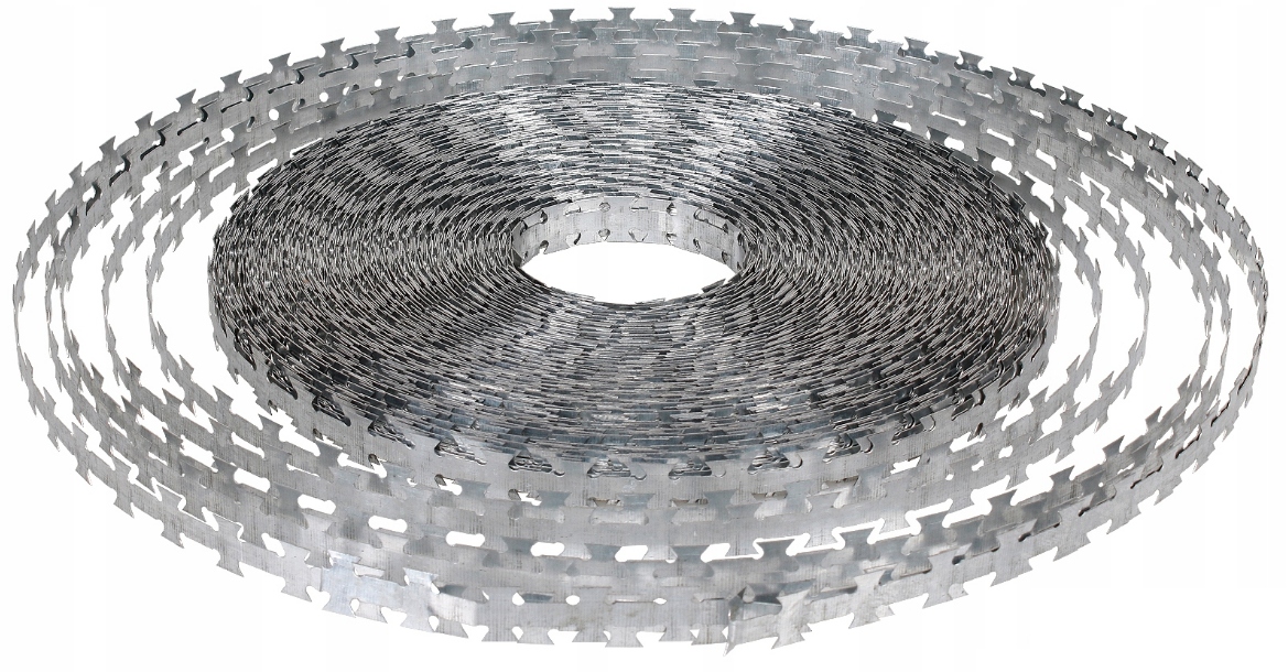 Žiletkový ostnatý drát Mfh Nato páska pozinkovaná ochrana záseků 120 m