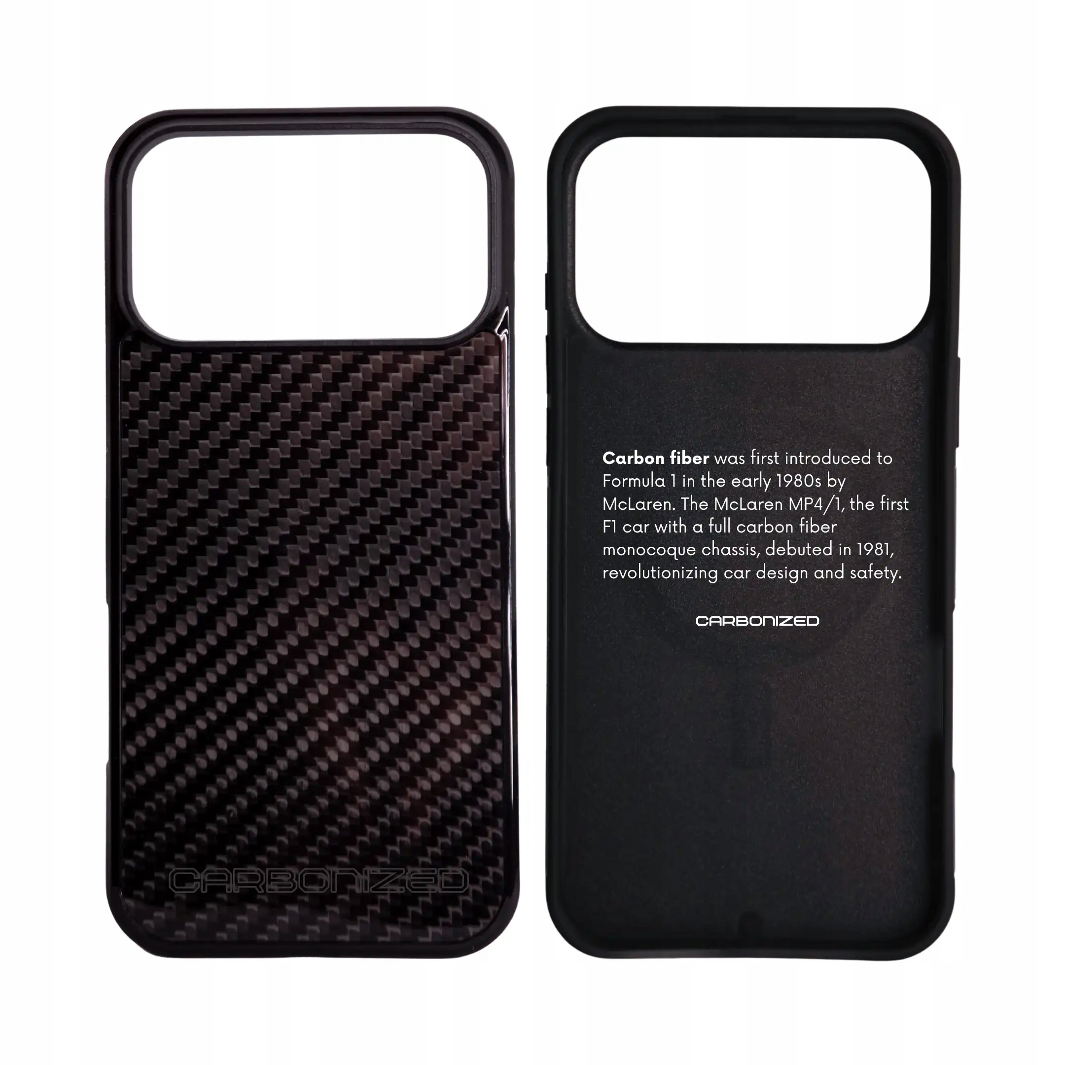 Etui Case Carbonized Iphone 14 Pro Max Karbon Włókno Węglowe Carbon