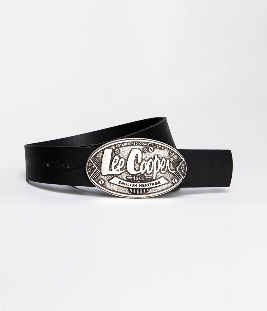 

Lee Cooper Skórzany pasek Męski LCJ35 Black r. M