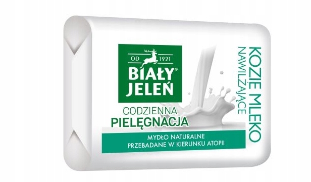 

Biały Jeleń, Mydło w kostce, Kozie mleko, 100g