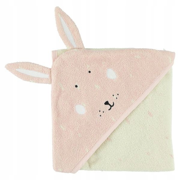 Ręcznik Kąpielowy z Kapturem 75 x 75 cm Królik Trixie Baby Trixie