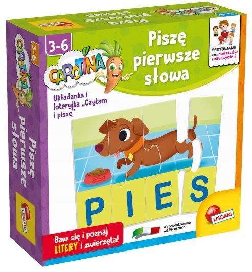 

Gra Edukacyjna Piszę Pierwsze Słowa poznaj litery