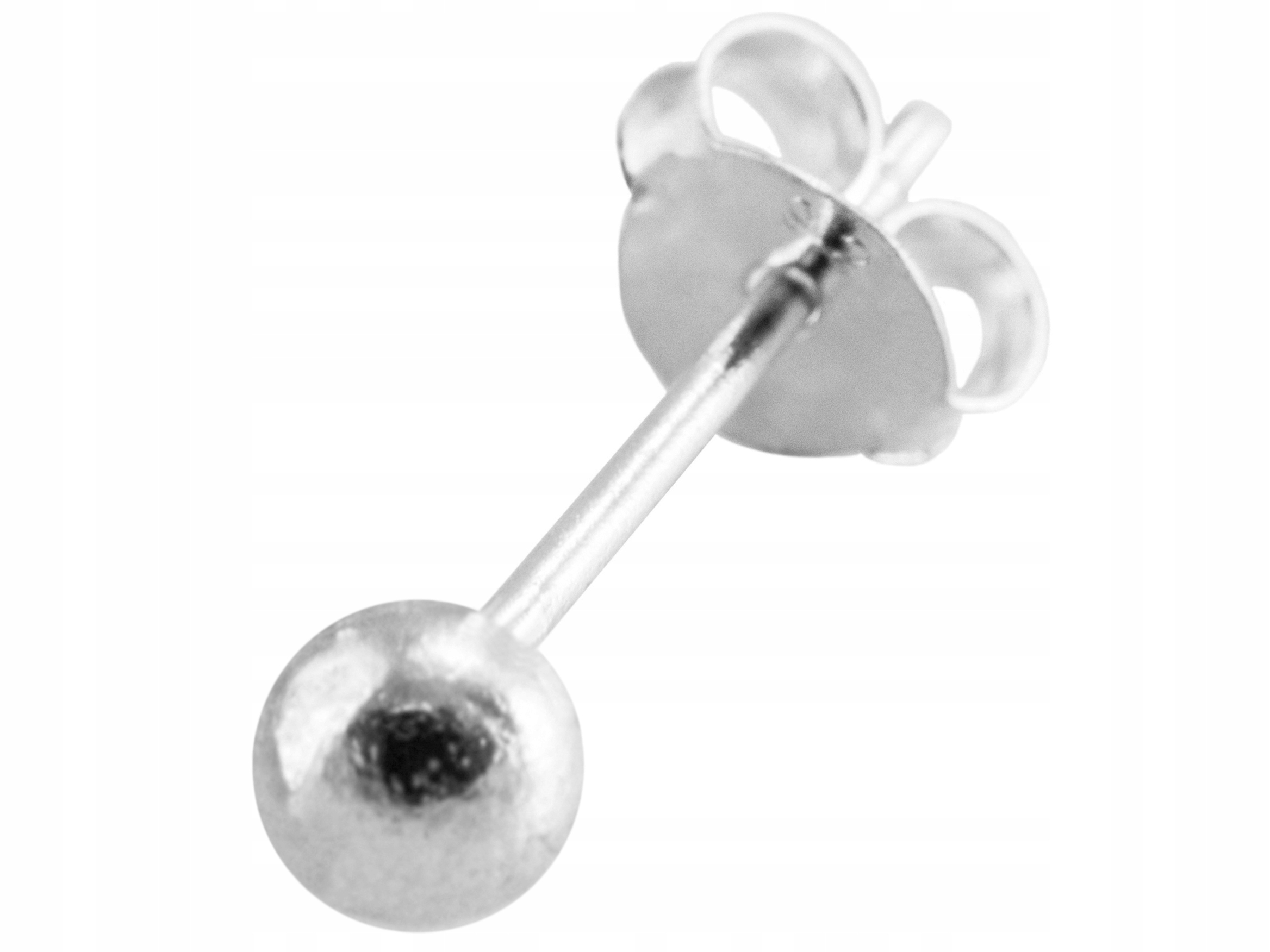 

Versil kolczyk kulka 4,0 mm 1 sztuka Srebro 925