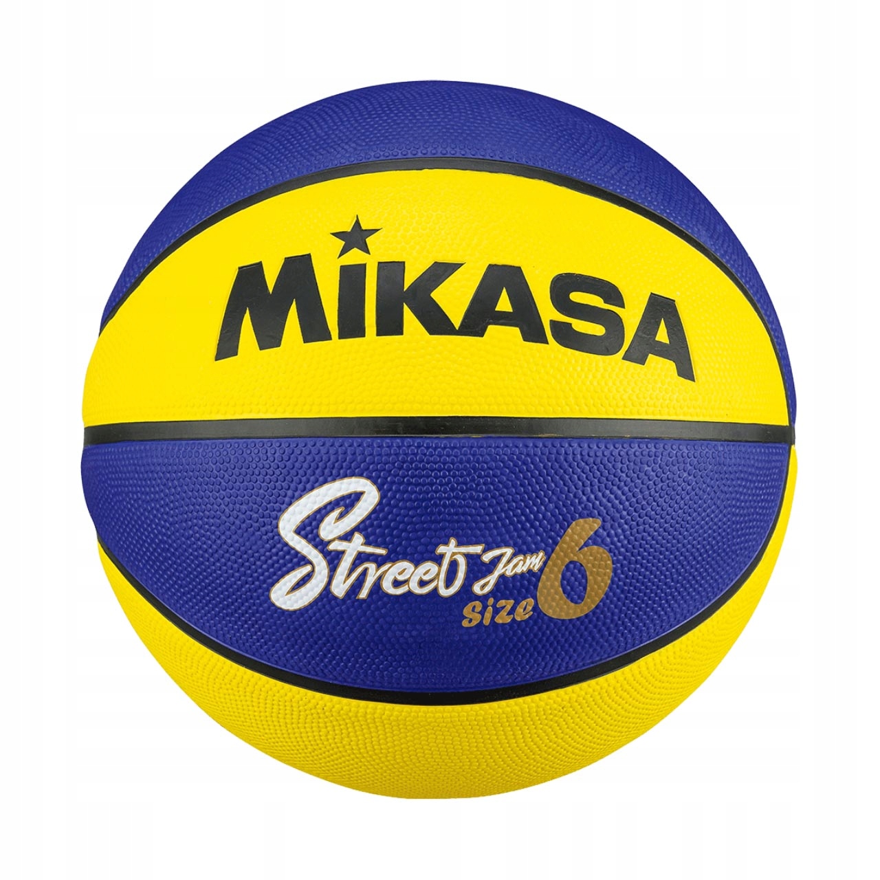 Piłka koszykowa Mikasa niebiesko-żółta BB602B-YBLBK R. 6