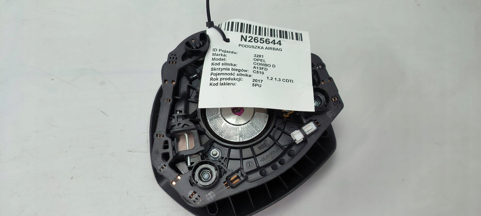 airbag airbag 34140830A OPEL COMBO D