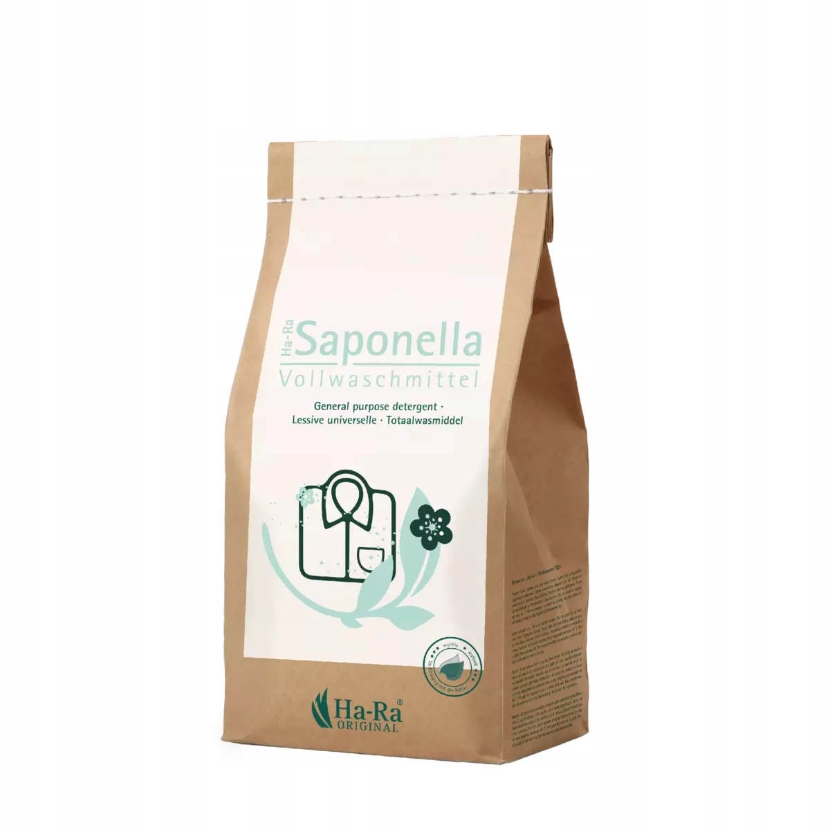 Levně Ha-ra Orginal Prášek Na Bílé Prádlo Saponella 1,7 Kg Bio