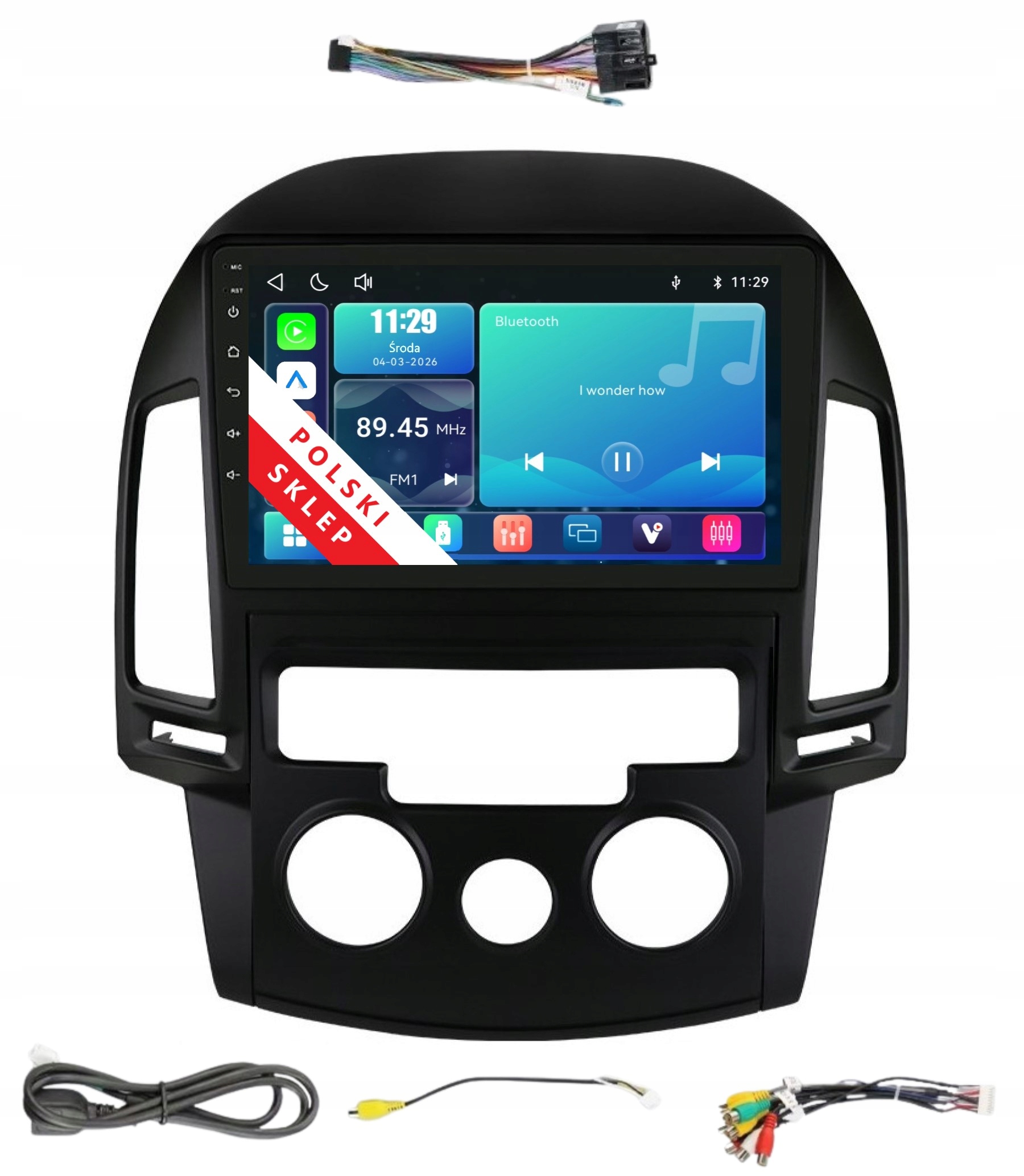 Rádio 2DIN Navigace Linux Hyundai I30 A 1 Apple Carplay Android Auto