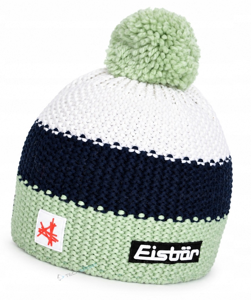 Markowa Ciepła Czapka Zimowa Eisbar Star Pompon Mu Sa 672 Wełna Merino