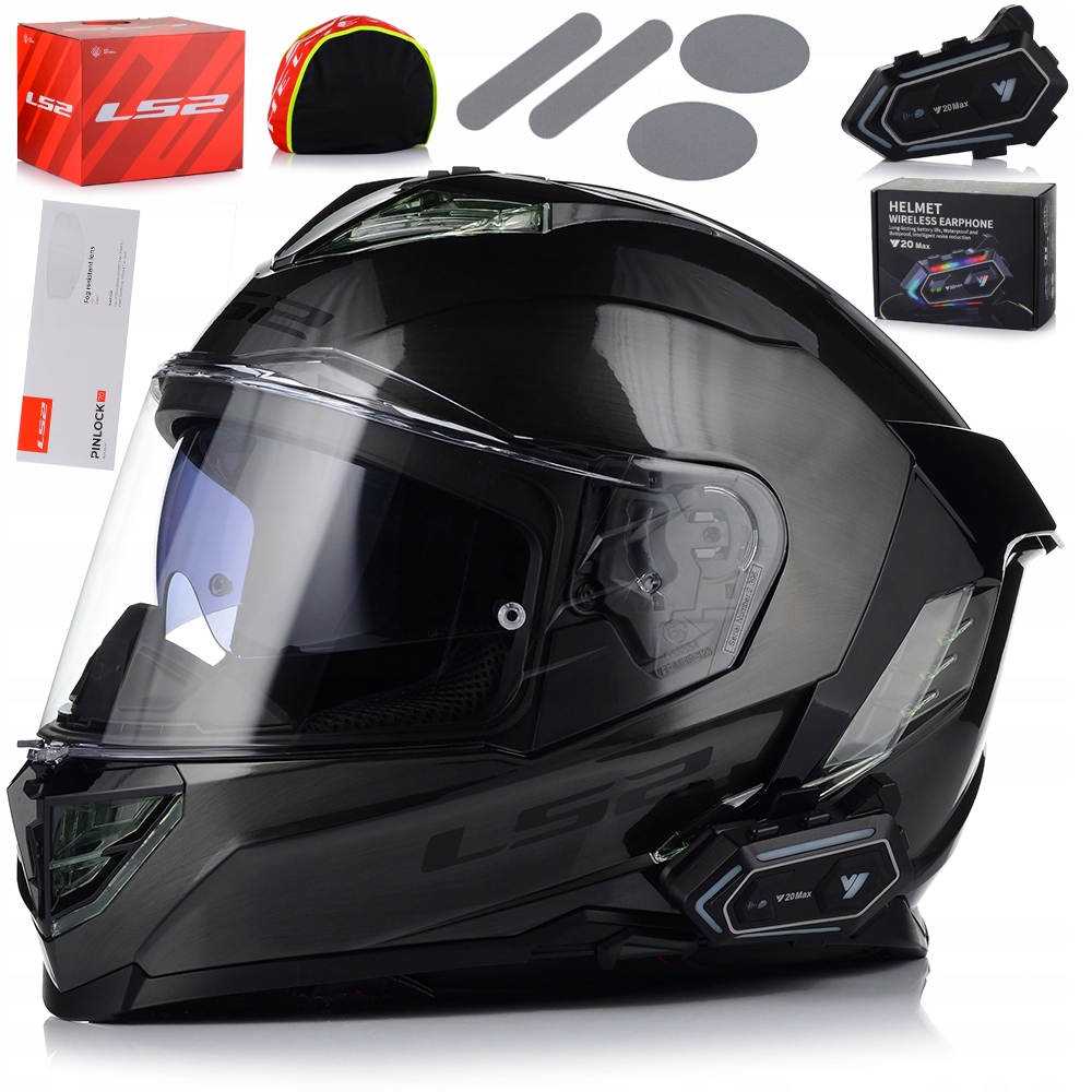 Motocyklová Prilba LS2 FF818 Storm III Jeans Pinlock Blenda Interkom