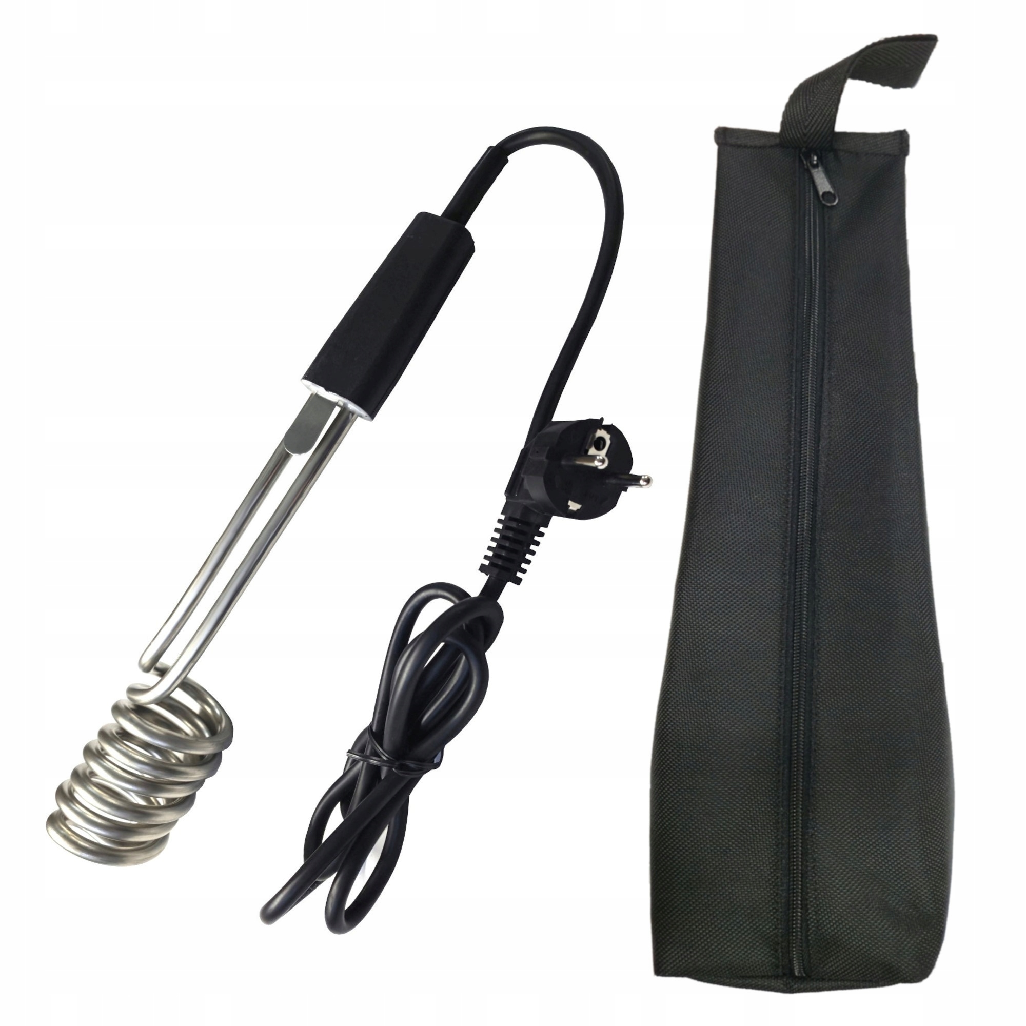 Ponorný Ohřívač Nerezový 2,0 kW 2000 W 230 V Elektrický Na Vodu S Pouzdrem