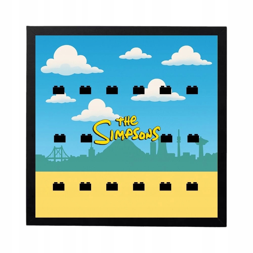 Personalizovaný Rámeček pro minifigurky Lego 71005 The Simpsons