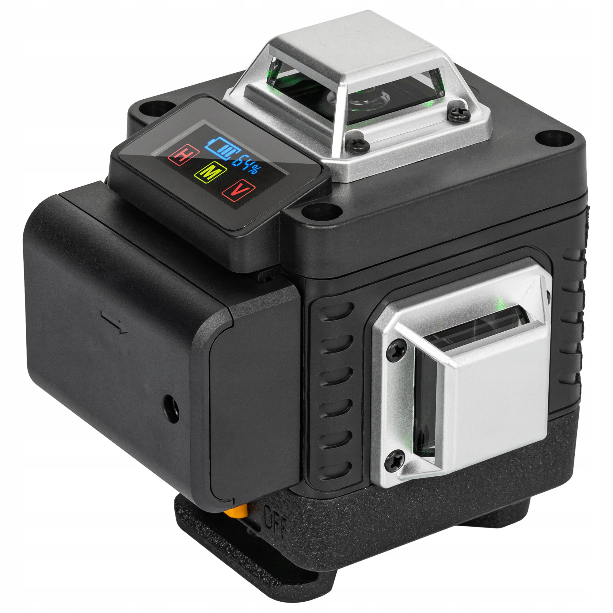 POZIOMICA LASEROWA 360° LASER KRZYŻOWY LCD 4D Model 4DJ