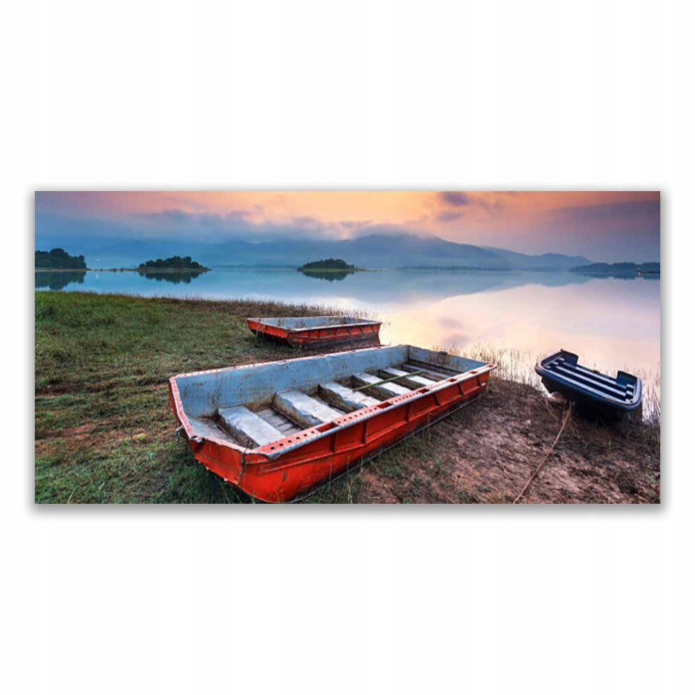 

Obraz z nadrukiem ścienny 120x60 Łódka Krajobraz
