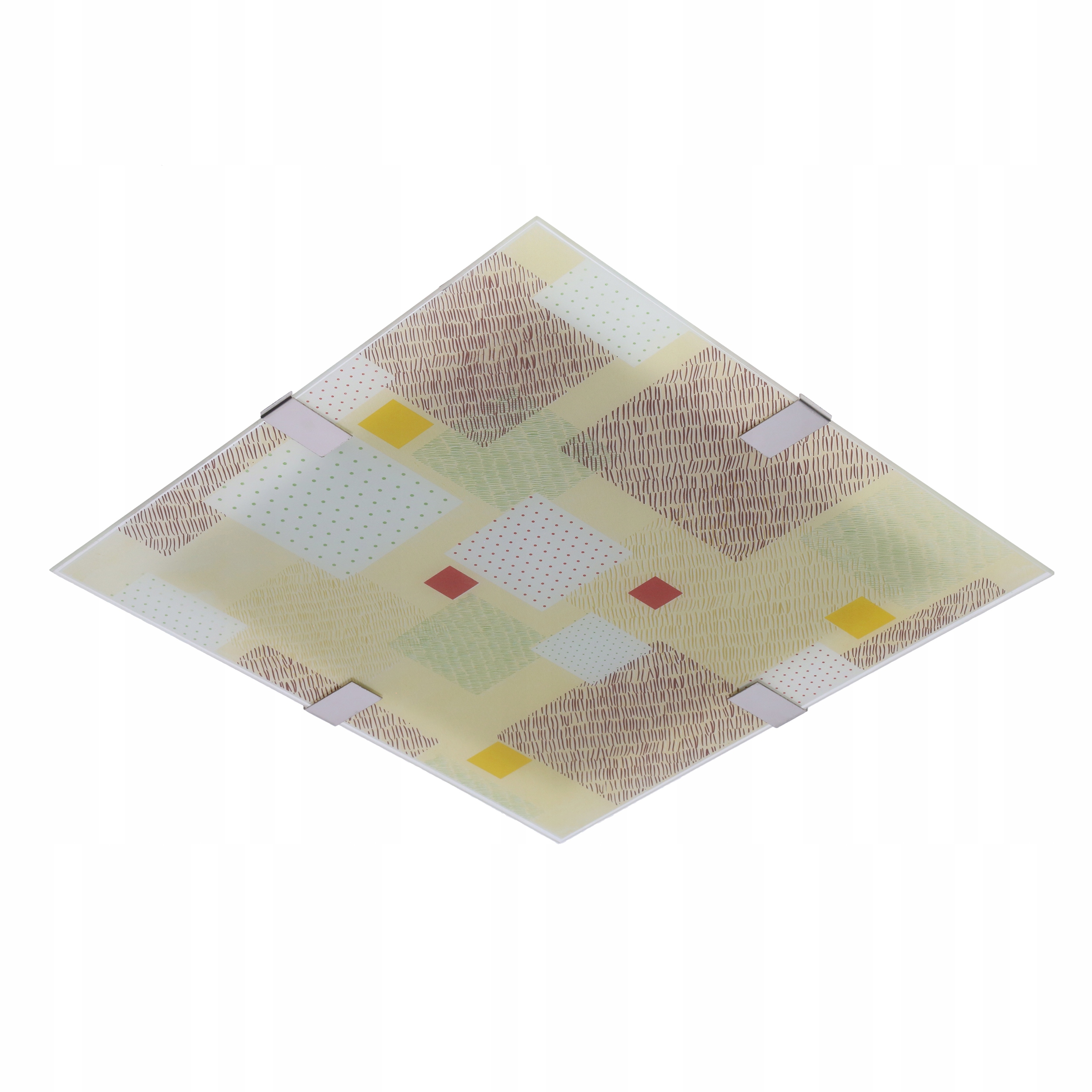 Stropní Svítidlo čtvercový Candellux 40 x 40 cm vícebarevný