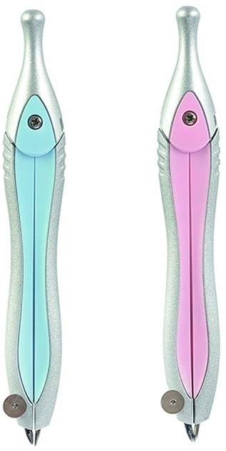 CYRKIEL PLASTIKOWY Z RYSIKIEM W ETUI PASTELOWY MIX Marka Keyroad