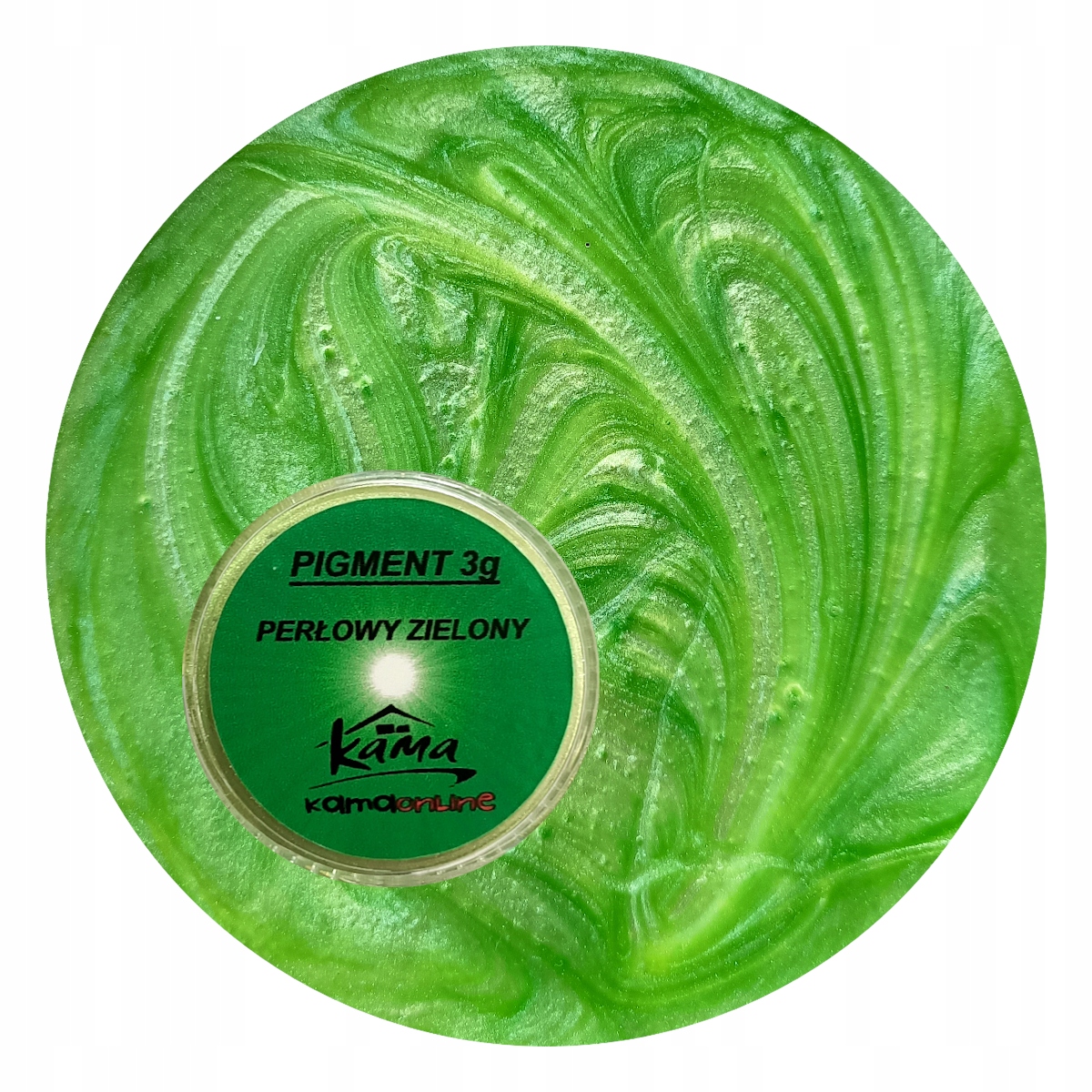 

Barwnik Pigment Perłowy do żywic Zielony 3 gramy