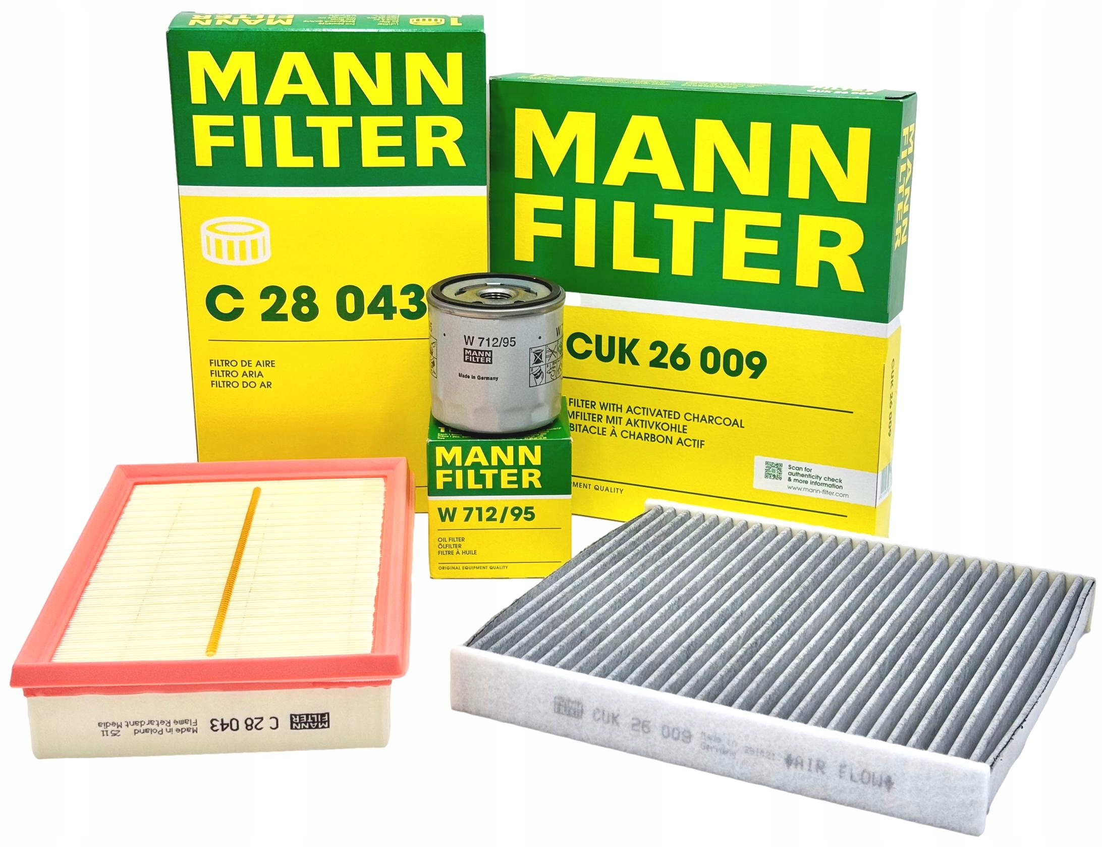 Mann Sada Filtrů Škoda Superb III 15- 1.5 Tsi Dadada