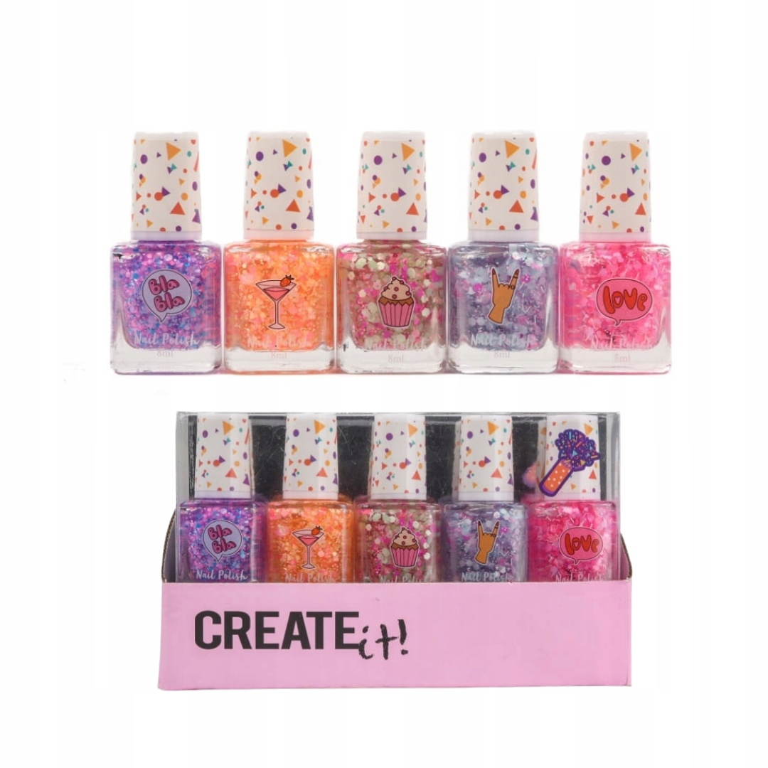 

Create It Lakiery do paznokci Confetti