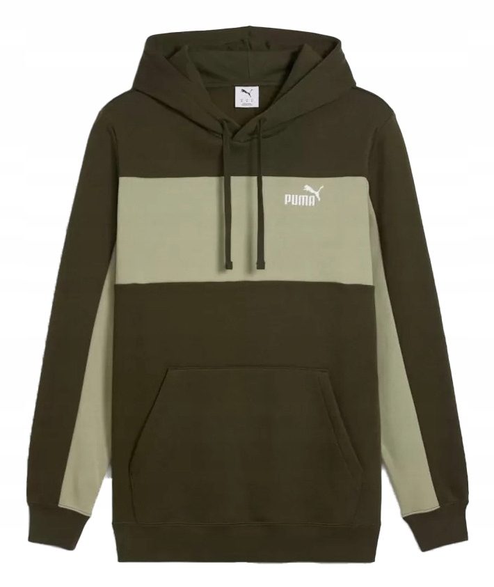 Pánská mikina Puma zateplená s kapucí 68468682 zelená 2XL