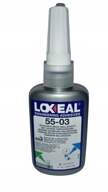 KLEJ DO GWINTÓW TEFL M24 średni 50ml LOXEAL 55-03