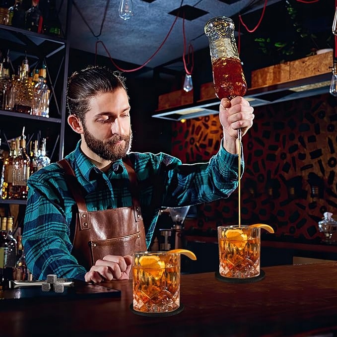 ZESTAW PREZENTOWY x2 SZKLANEK DO WHISKY + x8 KAMIENIE DO WHISKY +PUDEŁKO !! Liczba elementów 16