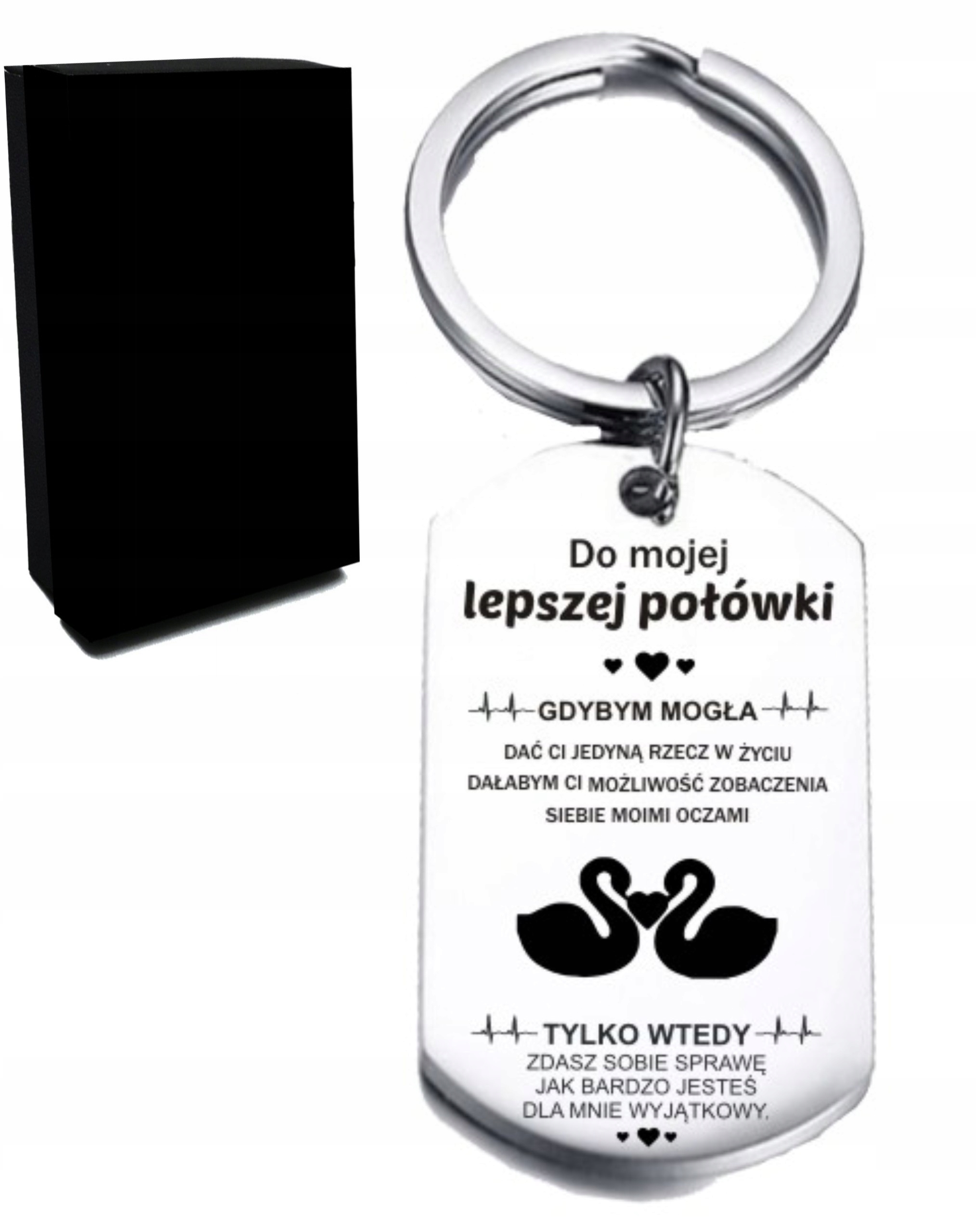 

Breloczek Brelok z Grawerem Dla Kochanego stal