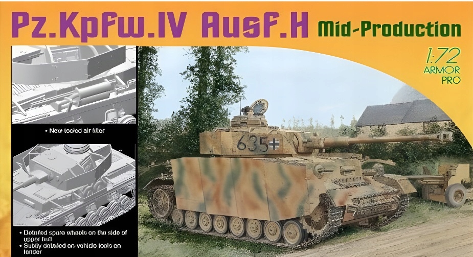1:72 Pz.Kpfw. IV Ausf. H Střední produkce