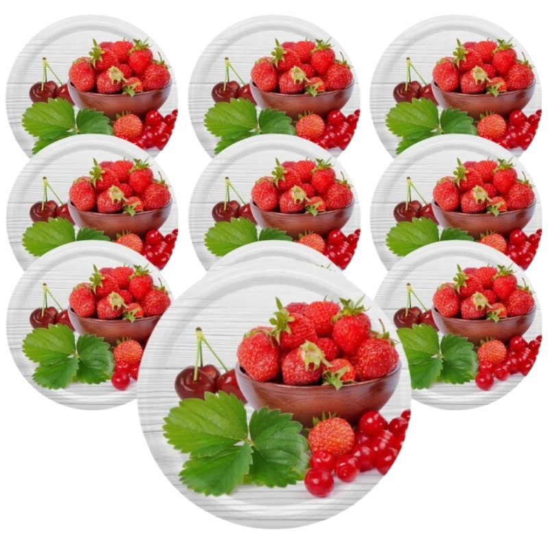 Tragar Małe Wieczko Zakrętka do Słoików 66-4 MIX 10 Sztuk