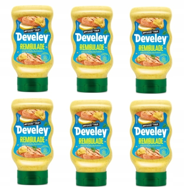 Levně 6 x 300 ml Develey omáčka Remoulade Food Trip Zwrzewka