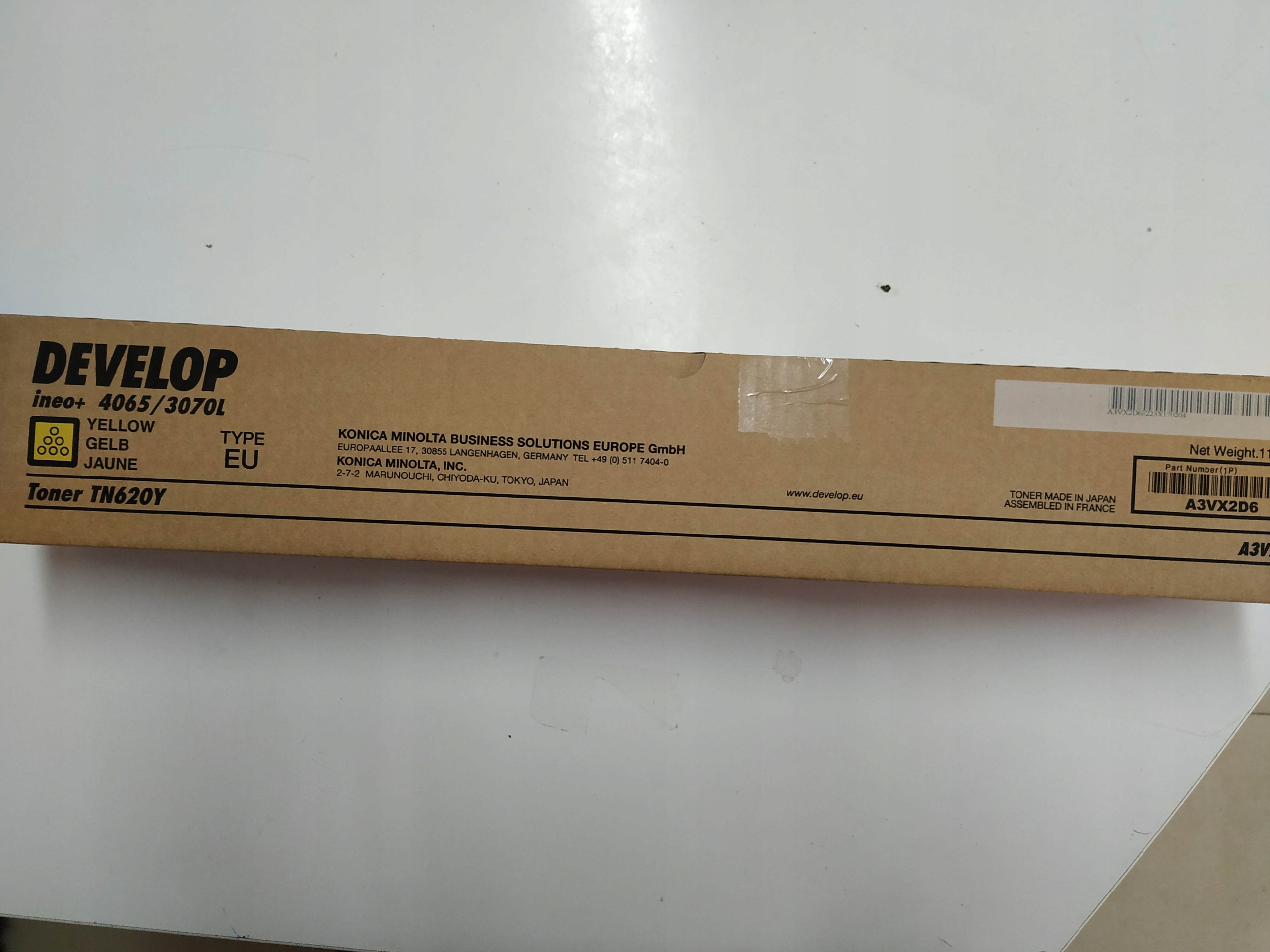 Toner Minolta Develop TN-620Y TN620 Y Konica C4065 C3070L +4065 +3070