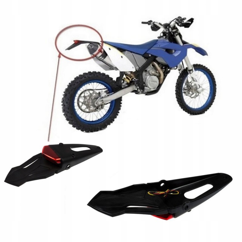 255-677 - Бризговики cross LED універсальний KTM SUZUKI HONDA HUSQ