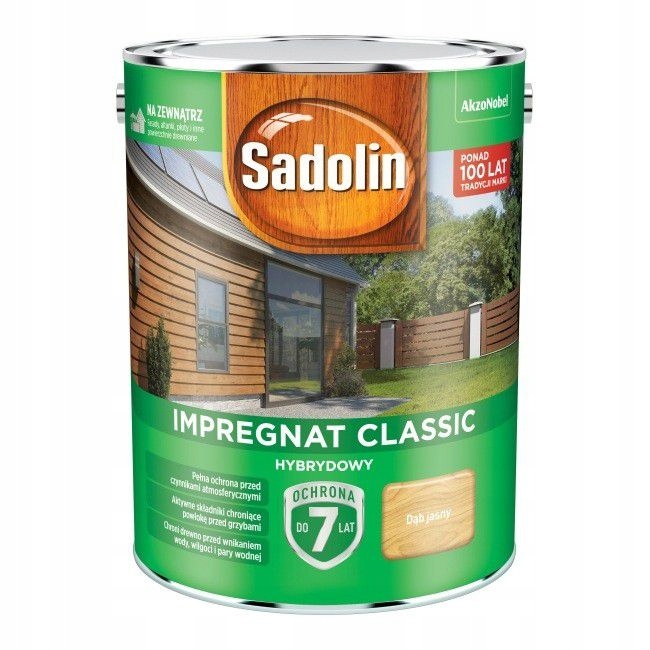 Sadolin Impregnat Hybrydowy Dąb Jasny 4,5L