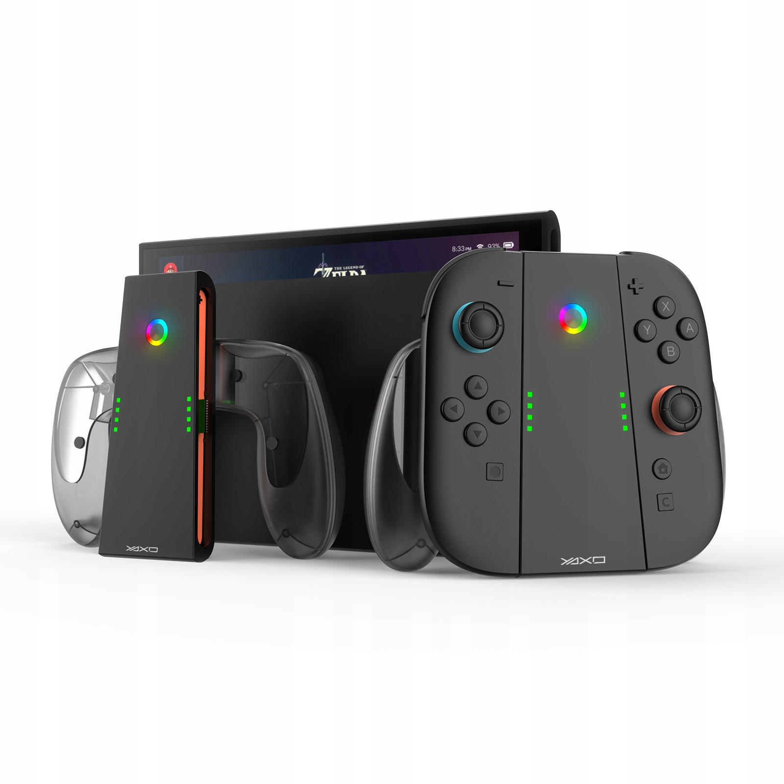 YAXO Uchwyt do Joy-Con z funkcją ładowania do NS2 Stacja ładująca do NS2