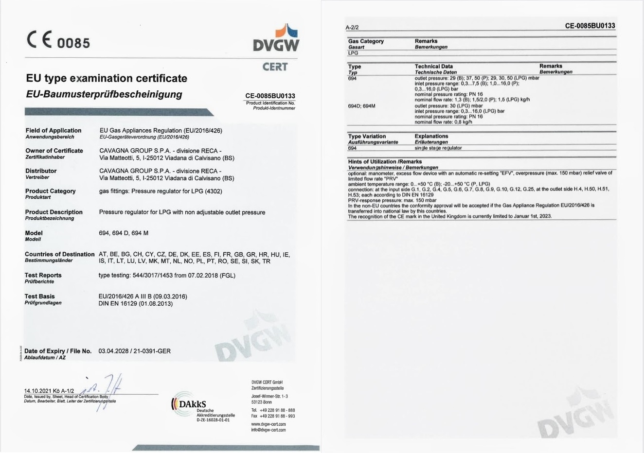 REDUKTOR BUTLI 11kg Z BEZPIECZNIKIEM TERMICZNYM I ZAWOREM BEZP+ WĄŻ GAZU 3m Kolor dominujący pomarańczowy