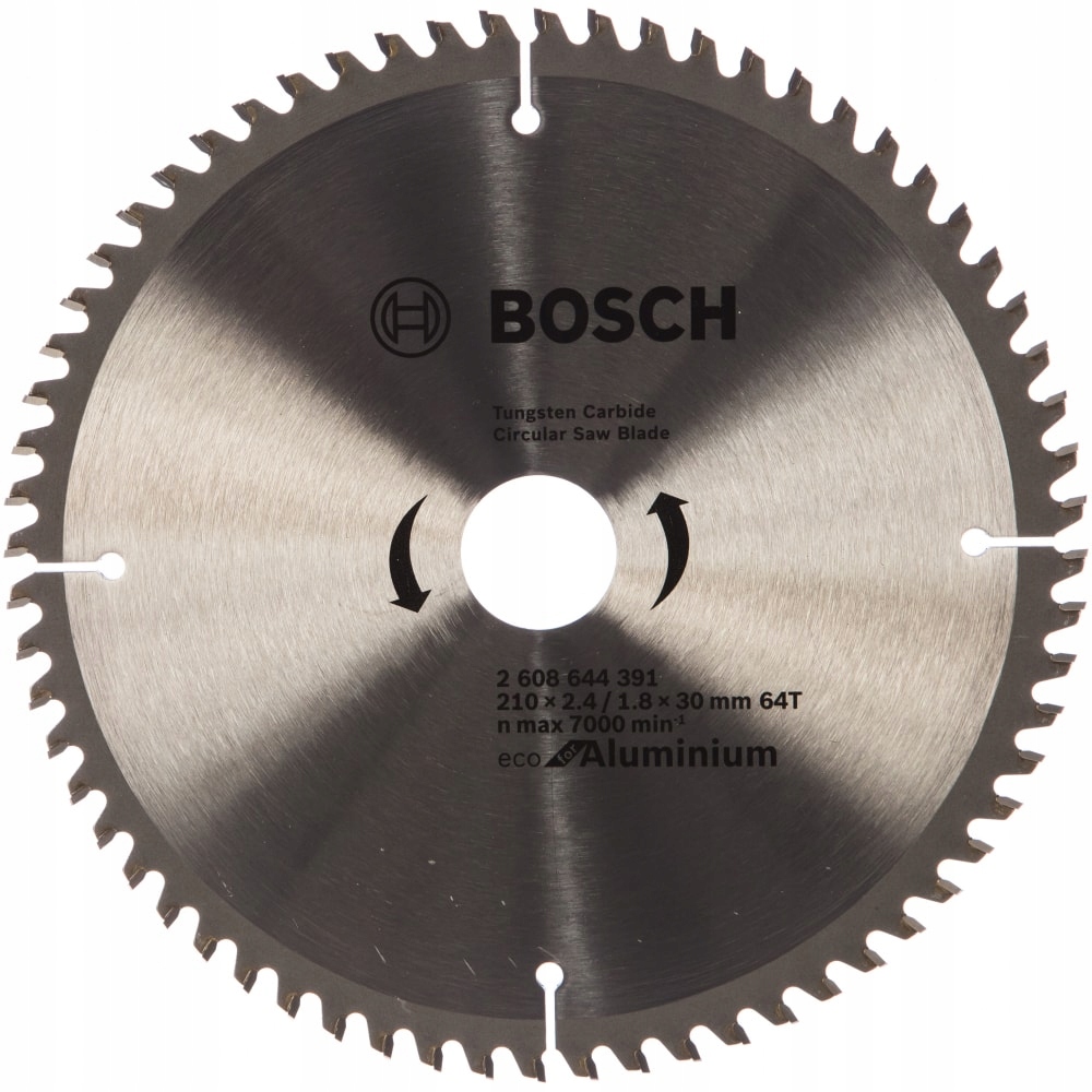Tarcza pila widiowa do aluminium Bosch 210 mm 64z