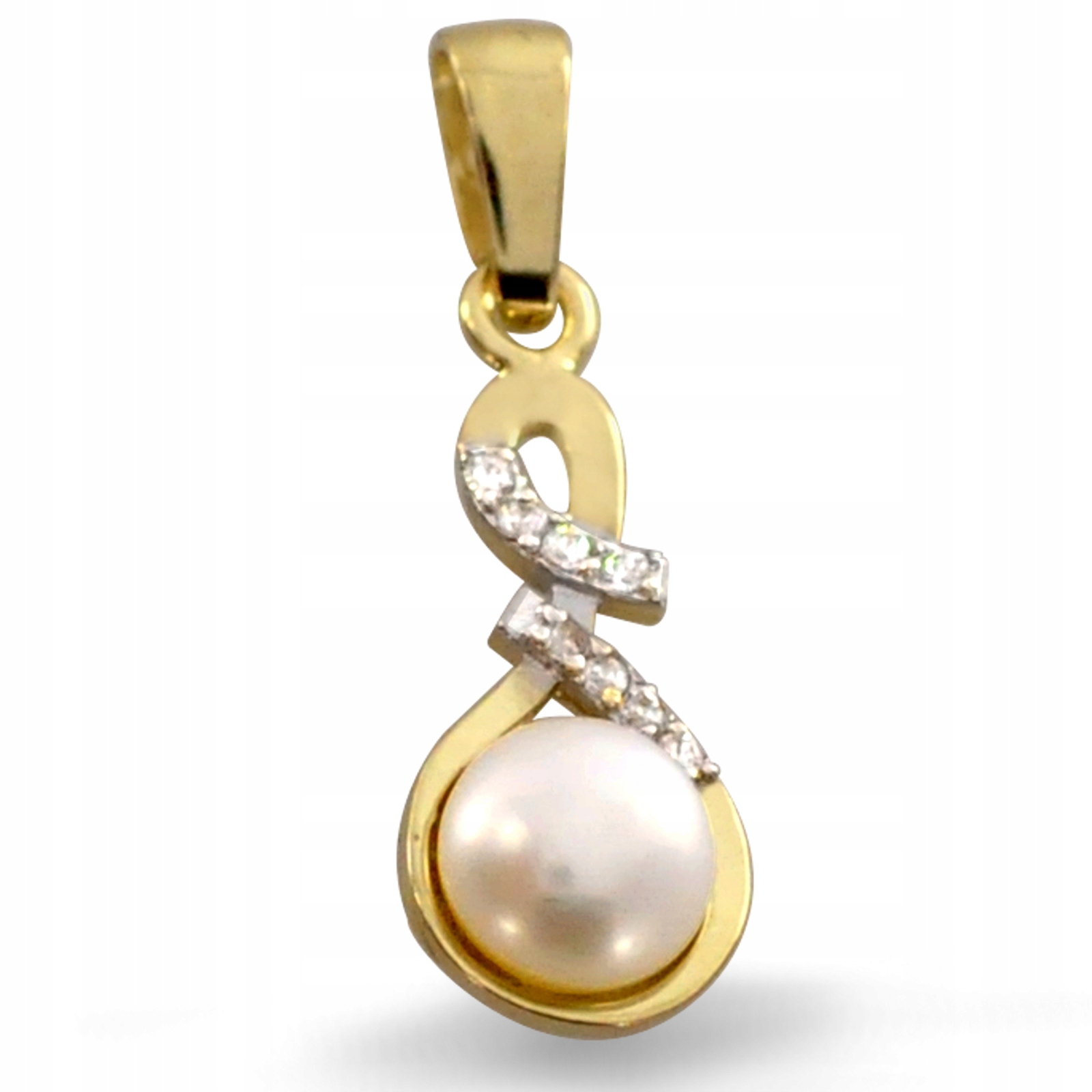 Zlatý Přívěsek S Chovnou Perlou Pr. 585