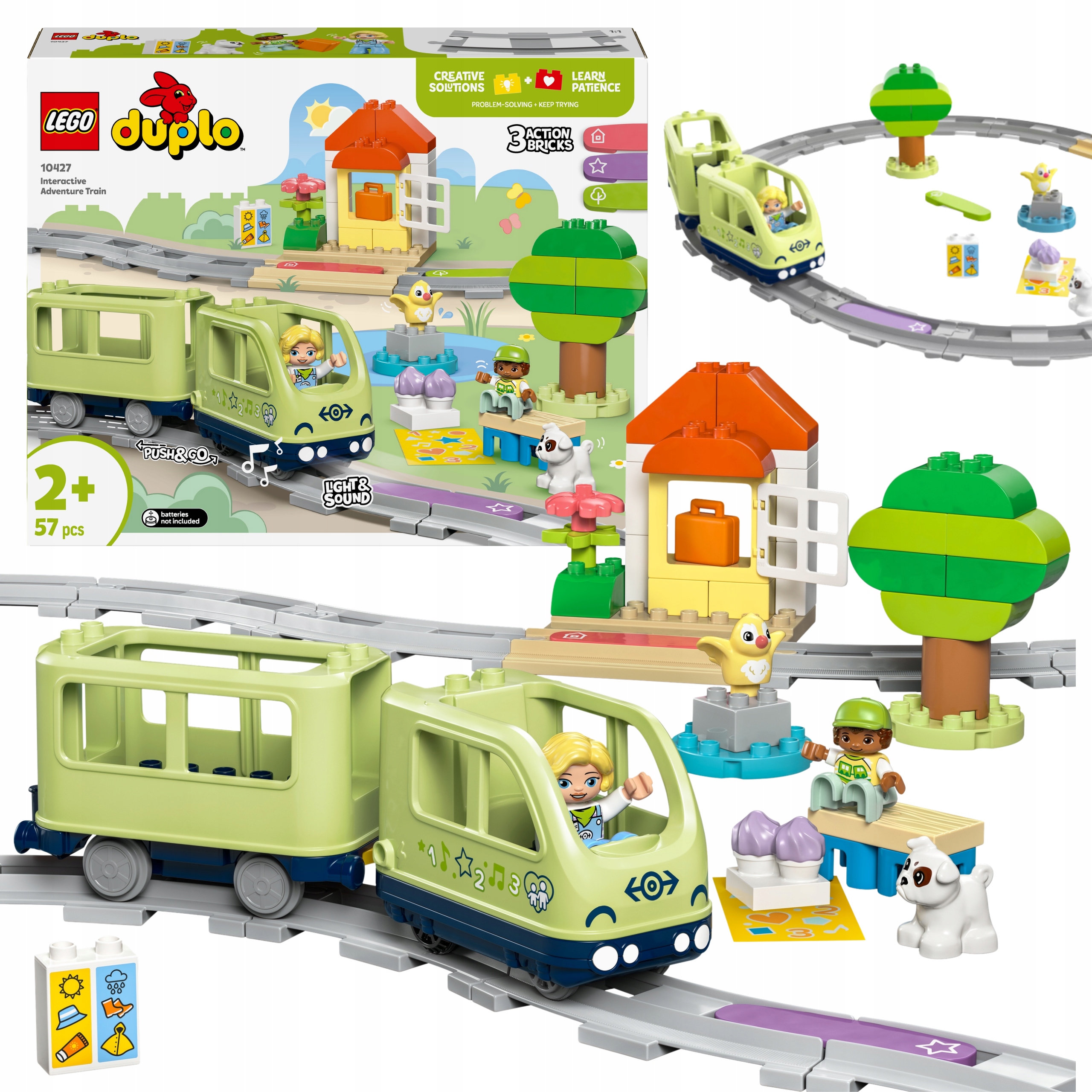 Lego Duplo Town Pociąg Interaktywny Zestaw Klocków Klocki Edukacyjne Święta