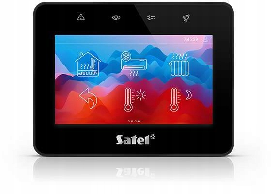 Satel Manipulátor s dotykovým displejom 4,3" INT-TSG2R-B čierny