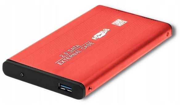 Externí Disk Western Digital 500GB Přenosný Wd Hdd 2,5" Červený Usb 3
