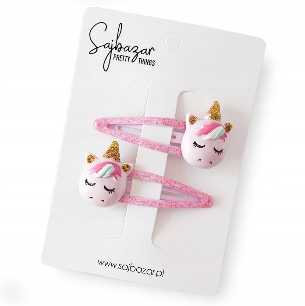 

Zestaw spinka do włosów Dla Dzieci jednorożec 2szt