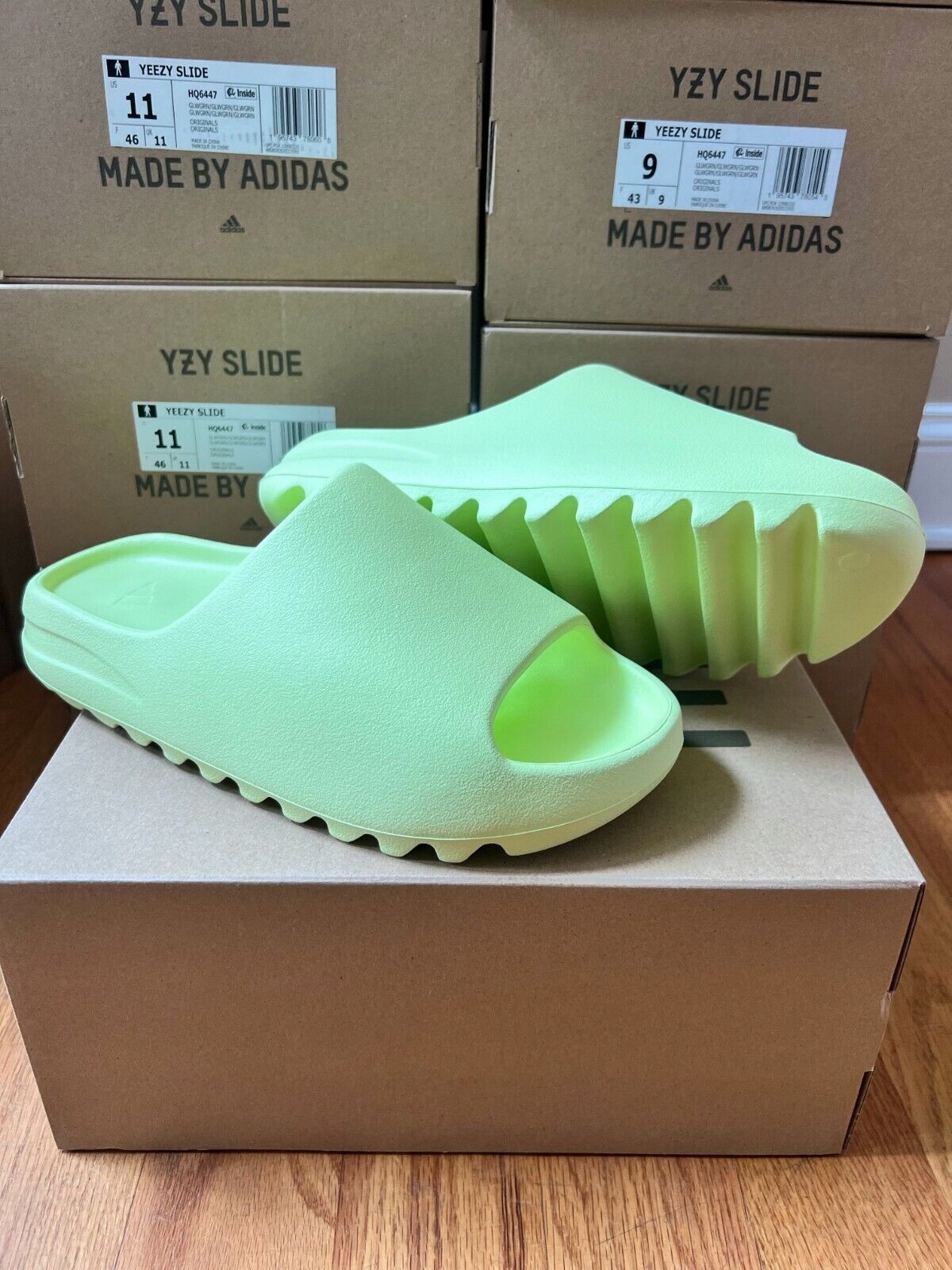 adidas Yeezy slide Glow Green 28.5cm