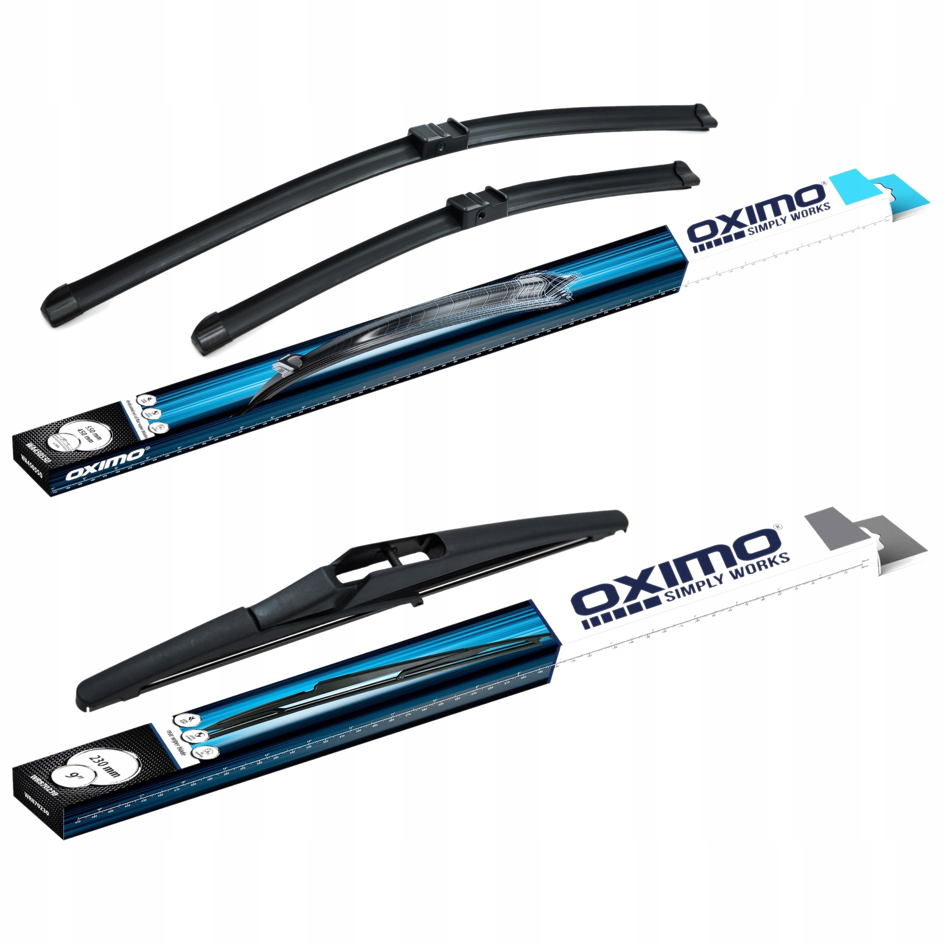 Wycieraczki do szyb Oximo Opel Astra H Gtc Hatchback 05/03-10/10 Przód+tył