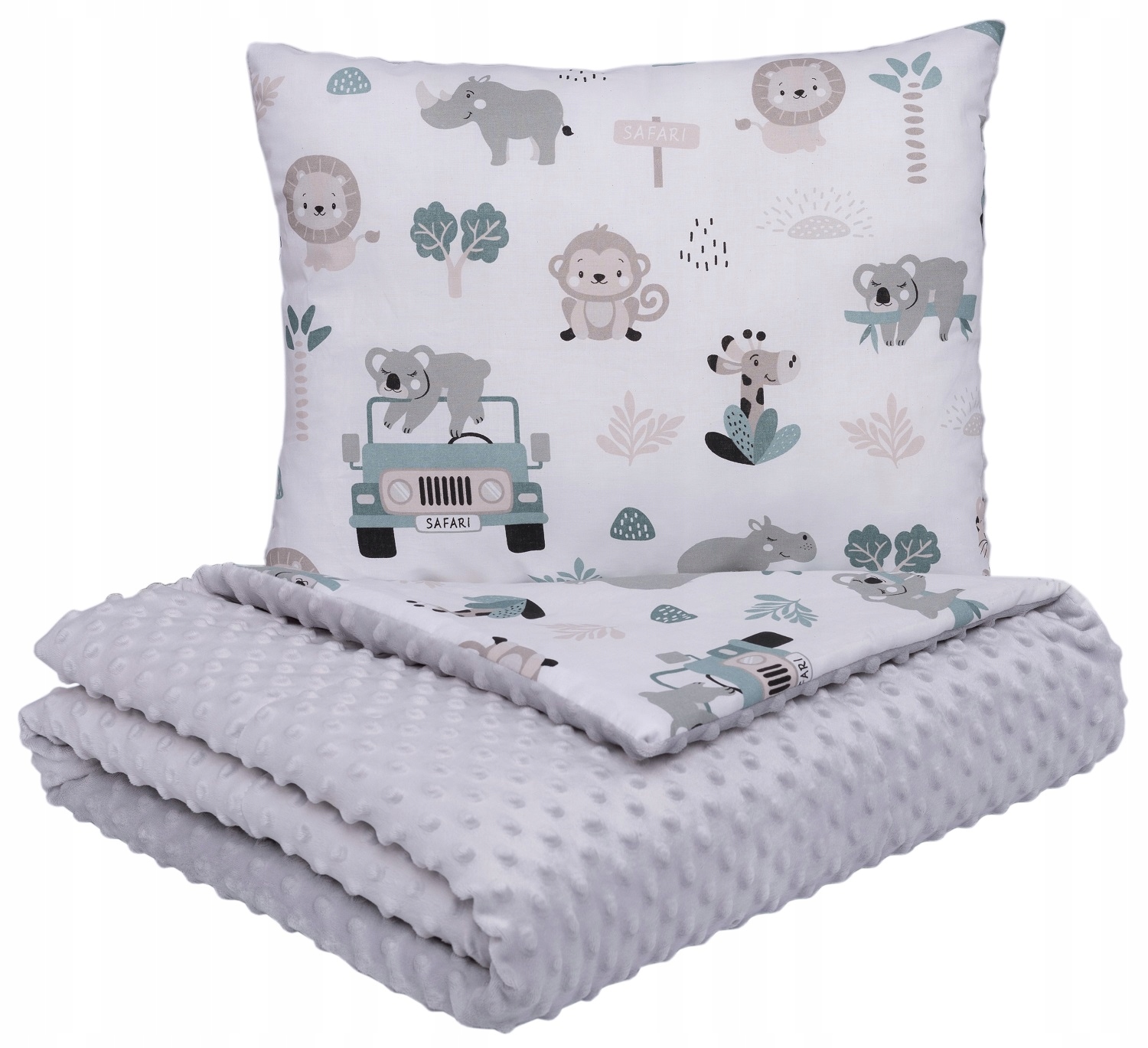 

Koc Kocyk Przedszkolaka Minky 100x135 Poduszka