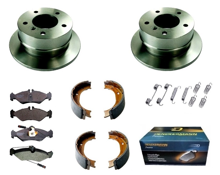 kotouče destičky Mercedes Sprinter I série 200 Vw Lt 28 31 1995-2006 Zadní 258 mm