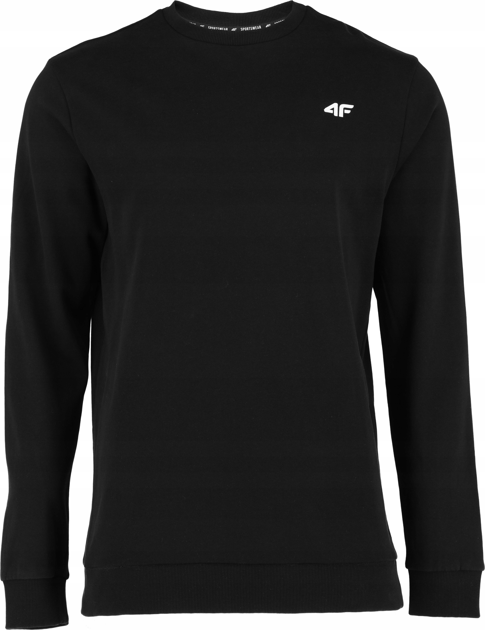 

4F Bluza Sweatshirt Bawełna 100% M516 czarna r. L