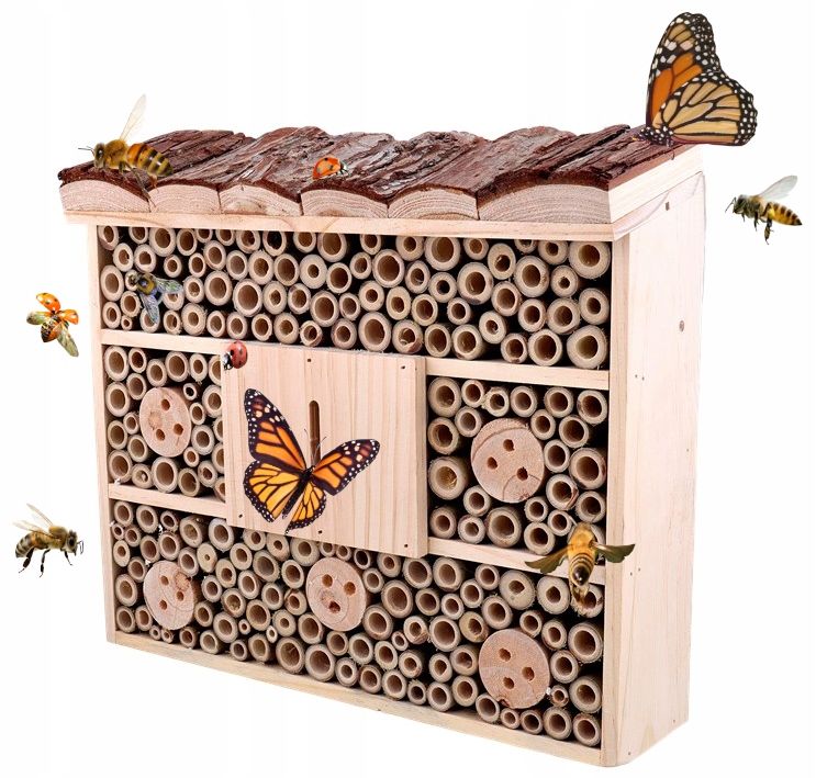 

Hotel Dla Owadów Motyli Pszczoła Murarka Budka