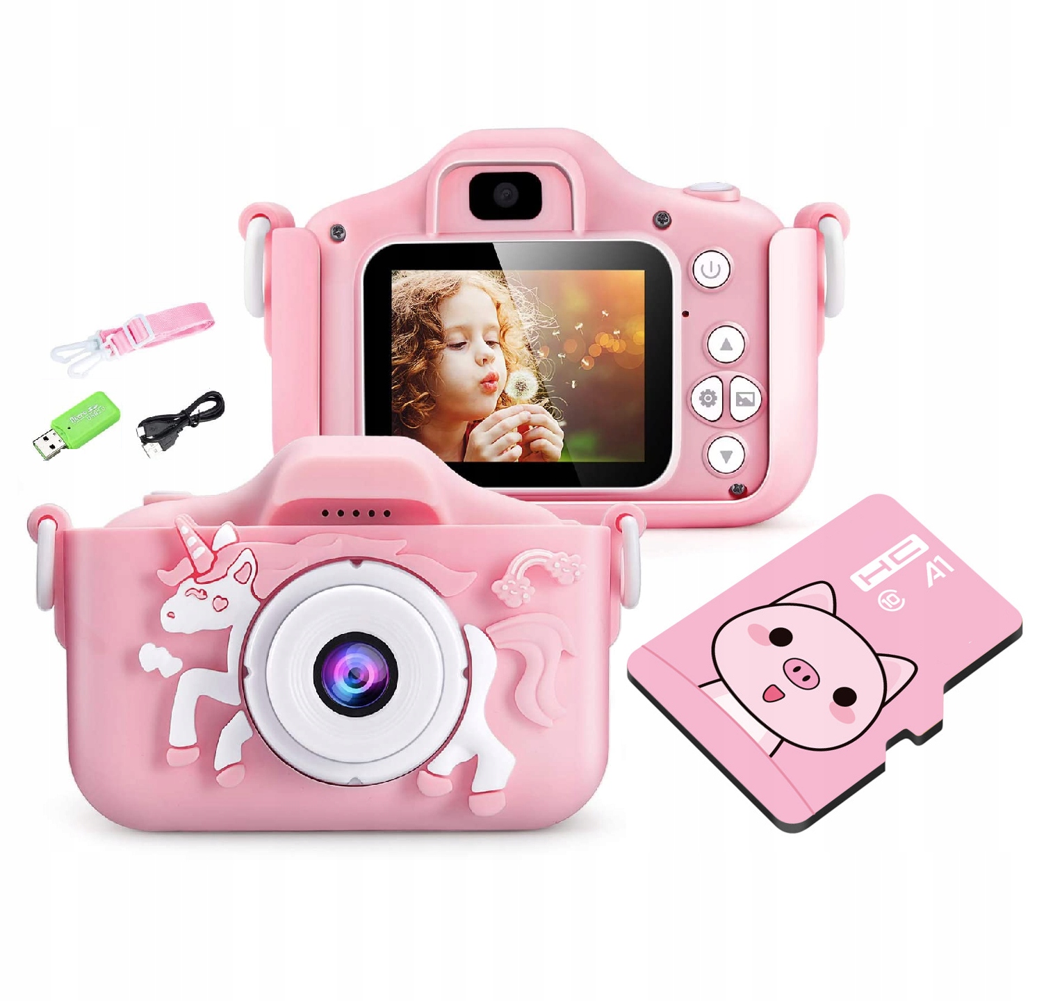 

Aparat Cyfrowy dla Dzieci Fotograficzny +karta 4GB