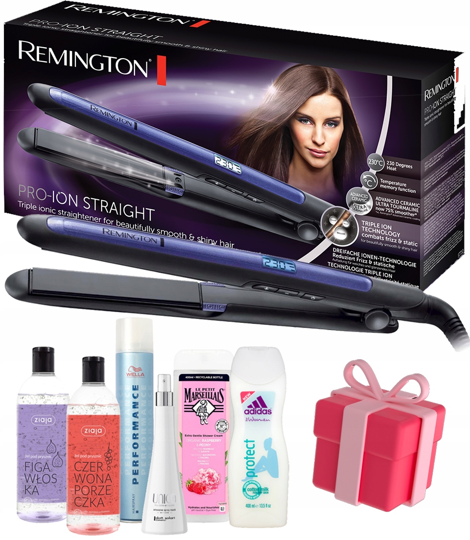 Žehlička Na Vlasy Profesionální Ionizace 230 °C Hladké Vlasy Dárek Kosmetika