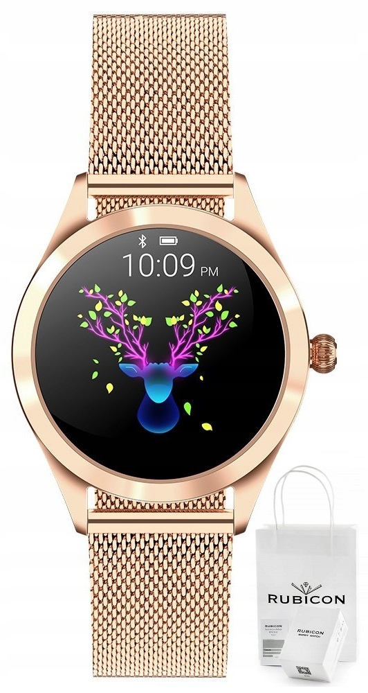 

Zegarek Smartwatch Rubicon Kroki Puls Sen Sms Fb